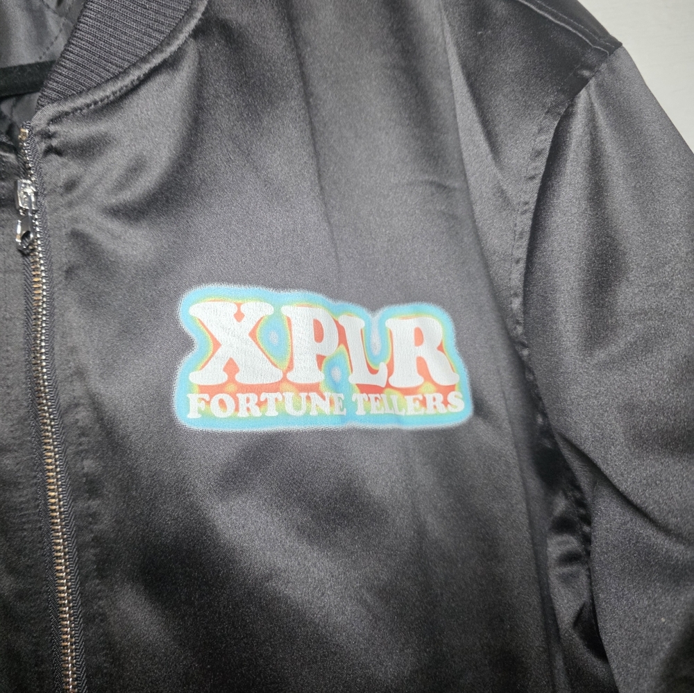 NWOT XPLR Black Bomber Jacket - Picture 3 of 5